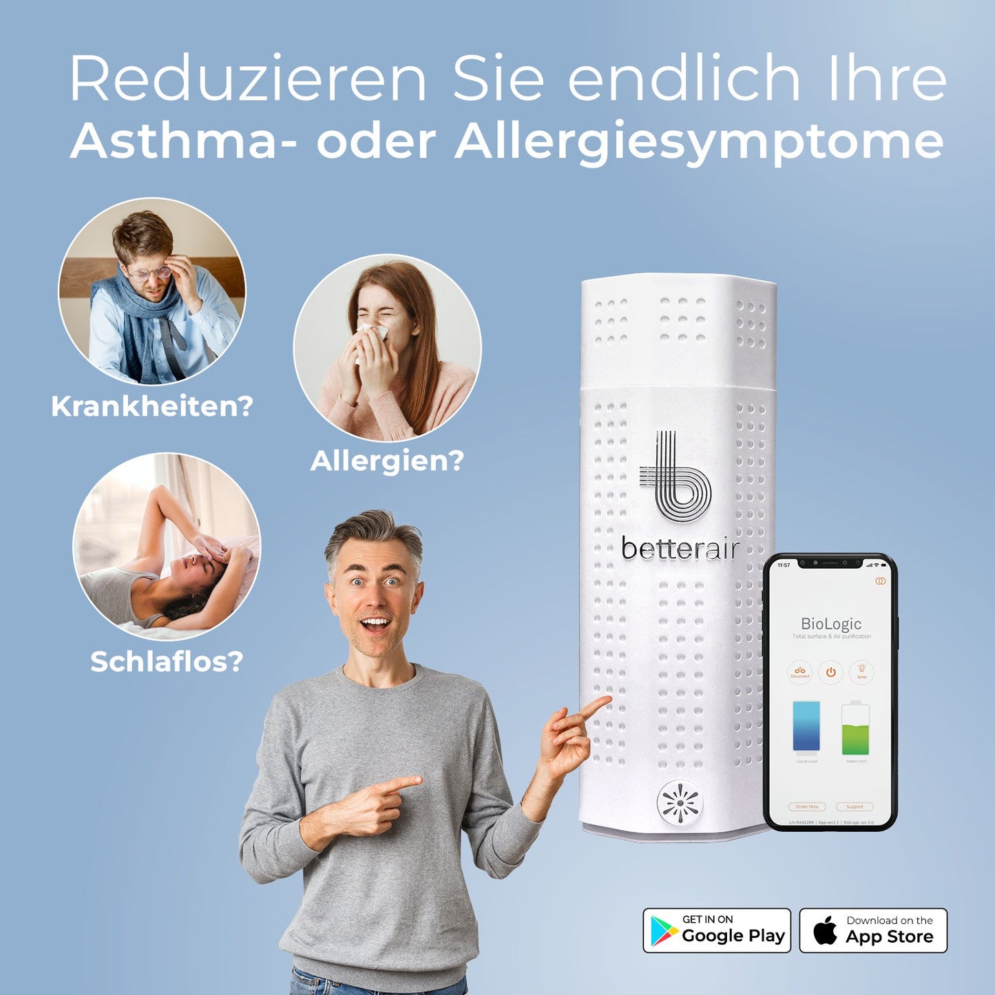 betterair BioLogic® Diffusor